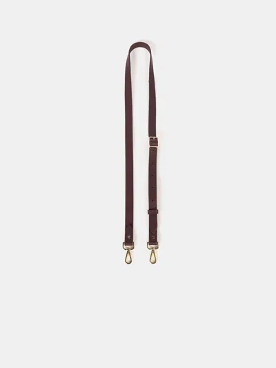Cambridge Satchel The Crossbody Strap In Burgundy