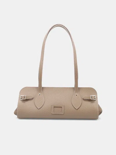 Cambridge Satchel The East West Shoulder Bag In Taupe Celtic