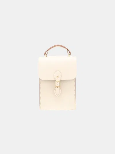 Cambridge Satchel The Flâneur Binocular Bag In Cream