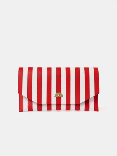 Cambridge Satchel The Oversized Twist Lock Pouch In Multi