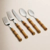Cambridge Silversmiths Cambridge Bamboo Handle 20-piece Flatware Set
