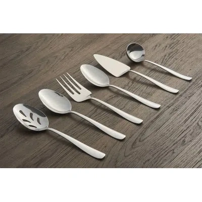Cambridge Silversmiths Cambridge Bourne Mirror Oversized 6-piece Hostess Set
