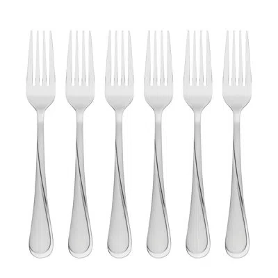 Cambridge Silversmiths Cambridge Gravity Sand Dinner Forks, Set Of 6