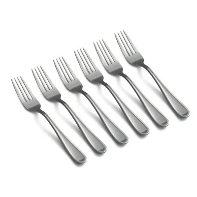 Cambridge Silversmiths Cambridge Malibu Satin Dinner Forks, Set Of 6
