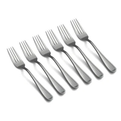 Cambridge Silversmiths Cambridge Malibu Satin Salad Forks, Set Of 6
