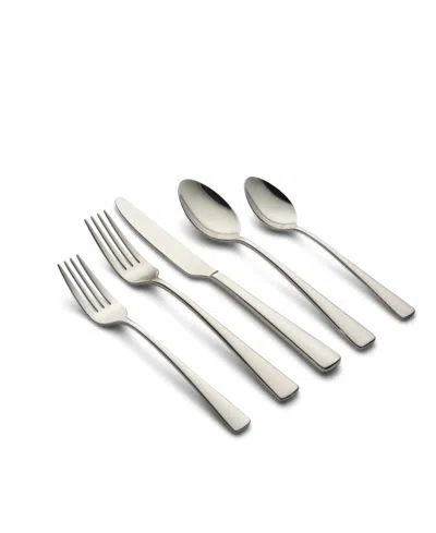 Cambridge Silversmiths Cerys Mirror 20 Piece 18/10 Stainless Steel Flatware Set, Service For 4 In Silver