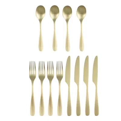 Cambridge Silversmiths Eliana 12 Piece Flatware Set, Service For 4