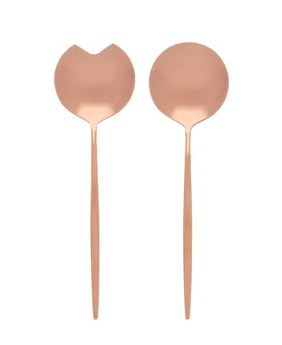 Cambridge Silversmiths Gaze Copper Mirror Serving Set, 2 Piece
