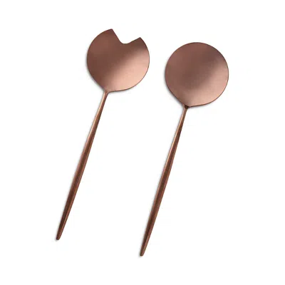 Cambridge Silversmiths Gaze Mirror 2 Piece Salad Serving Set In Copper