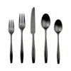 Cambridge Silversmiths Katerina Satin 20 Piece Flatware Set In Black