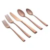 Cambridge Silversmiths Marlise Champagne Satin 20 Piece Flatware Set In Copper
