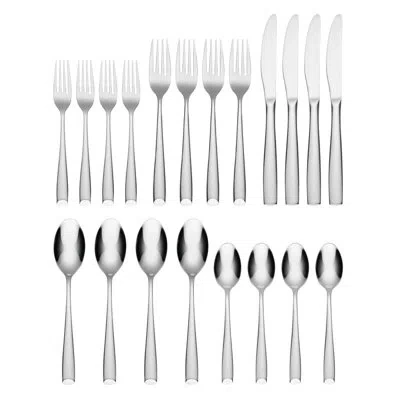 Cambridge Silversmiths Rachel Mirror 20-piece Flatware Set