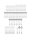 Cambridge Silversmiths Stainless Steel Sander Mirror 51-piece Flatware Set, Service For 8 In Metallic And Stainless