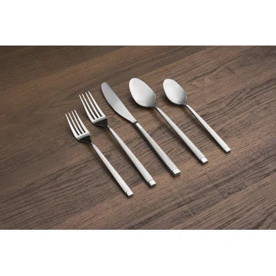 Cambridge Silversmiths Zaylen Mirror 20-piece Flatware Set, Service For 4 In Silver
