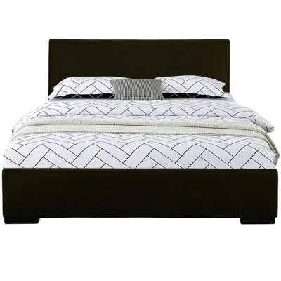 Camden Isle Abbey Platform Bed, Black, King/ Black