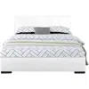 Camden Isle Abbey Platform Bed, White, Queen/ White In White