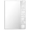 Camden Isle Bubbles Geometric Mirror In Gray