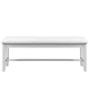 Camden Isle Kendal Dining Bench In White