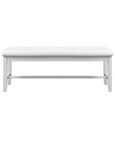 Camden Isle Kendal Dining Bench In White