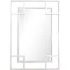 Camden Isle Kinney Rectangular Wall Mirror In White