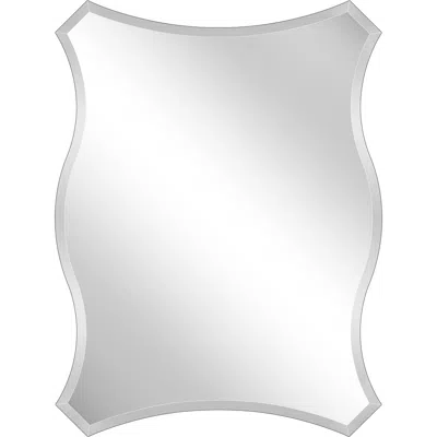 Camden Isle Merritt Wall Mirror In Silver
