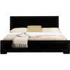 Camden Isle Trent Wooden Platform Bed In Black, Queen/ Black In Black