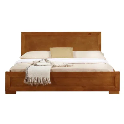 Camden Isle Trent Wooden Platform Bed In Oak, Twin/ Oak