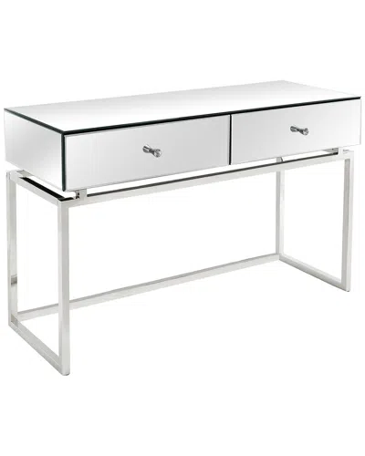 Camden Isle S Addison Console Table In Silver