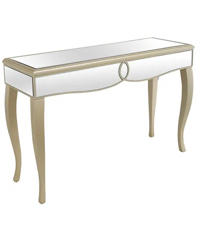 Camden Isle S Eleanor Console Table In Champagne