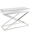 Camden Isle Kinney Wall Mirror And Console Table In Silver