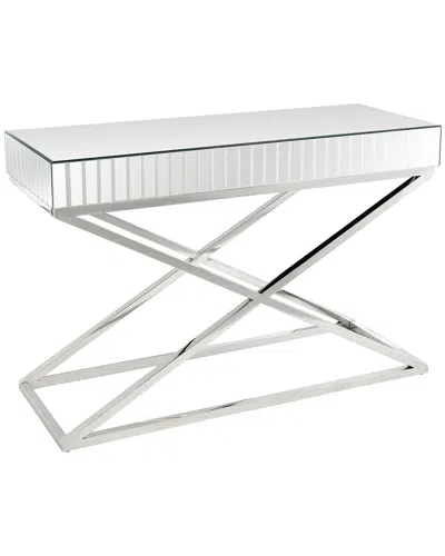 Camden Isle S Kinney Console Table In Silver