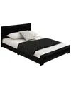 Camden Isle S Trent Wooden Platform Bed In Black