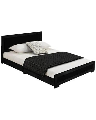 Camden Isle S Trent Wooden Platform Bed In Black