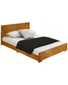 Camden Isle S Trent Wooden Platform Bed In Chestnut