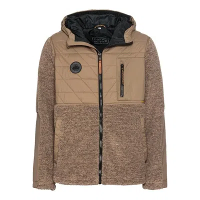 Pre-owned Camel Active Men's Jacket Blouson Beige Brown 4e52 430510 19 Wood