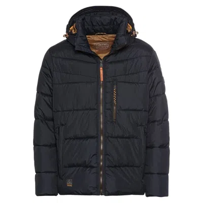 Pre-owned Camel Active Men's Quilted Jacket Blouson Blue 4x33 430480 47 Night Blue