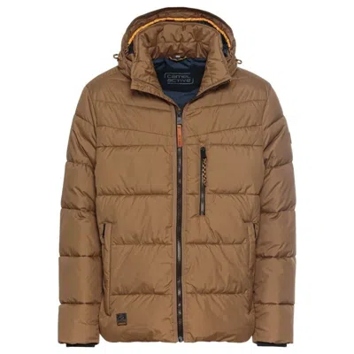 Pre-owned Camel Active Men's Quilted Jacket Blouson Brown 4x33 430480 24 Sepia Brown