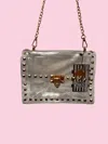 Camel Threads Women's Clear Crossbody Purse In Gold In Gold