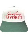 Camel Threads Women's Santa's Favorite Hat In White/green In Multi
