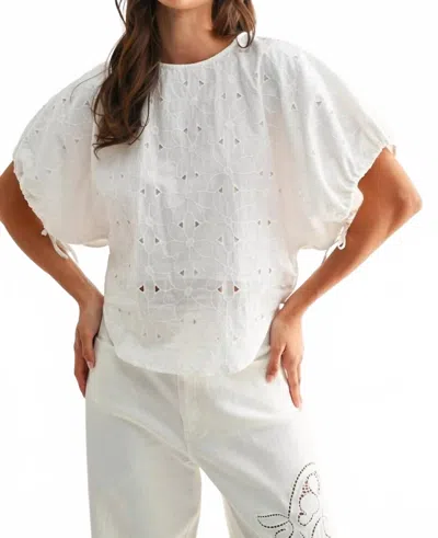 Camellia Isela Blouse In White