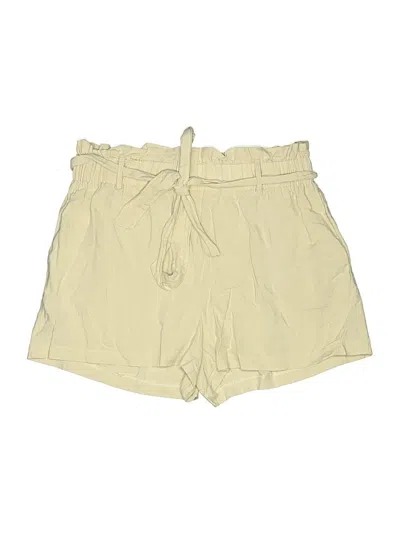 Pre-owned Camellia Khaki Shorts In Yellow