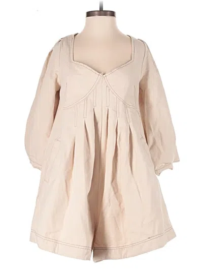 Pre-owned Camellia Romper In Brown
