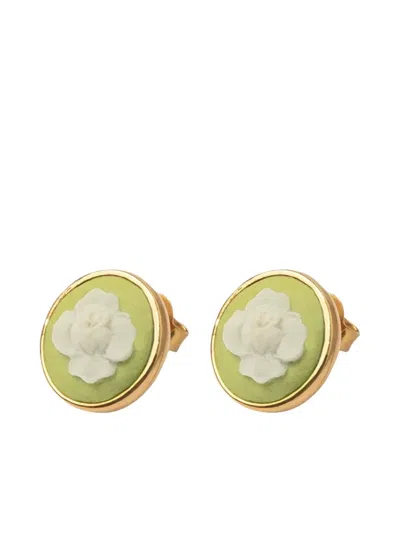 Cameo & Beyond Delicate Rose Stud Earrings