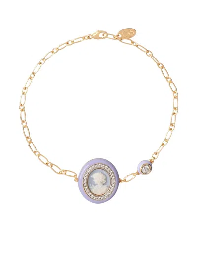 Cameo & Beyond Glam Ladies Bracelet In Gold
