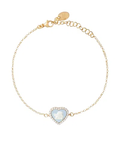 Cameo & Beyond Sparkling Cherub Bracelet