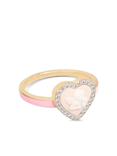 Cameo & Beyond Sparkling Cherub 戒指 In Gold