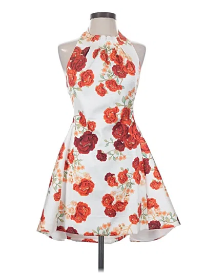 Pre-owned Cameo Cocktail Dress In White