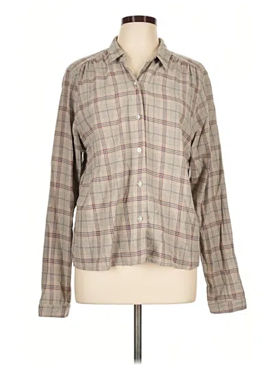 Pre-owned Cameo Long Sleeve Button Down Shirt In Gray