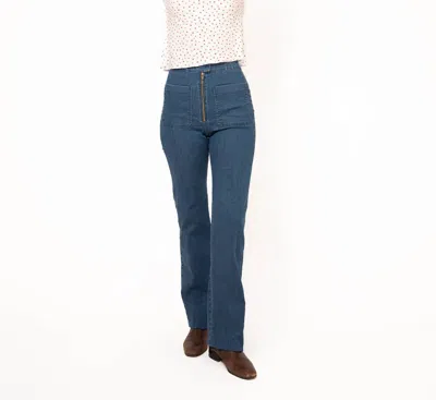 Cameo Wanda Cords Pants In Denim In Blue