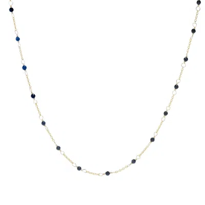Cameo-italiano Cameo Italiano "elements" Black Onyx Station Choice Of Length Necklace In Metallic